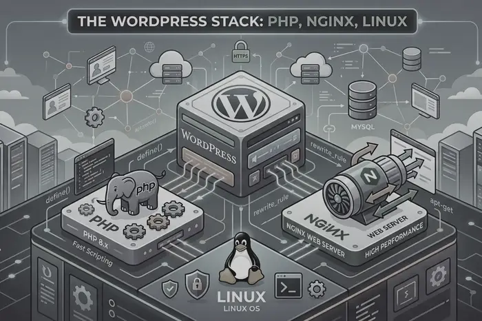 Стек сервера для установки wordpress
